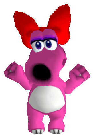gif of birdetta from mario dancing